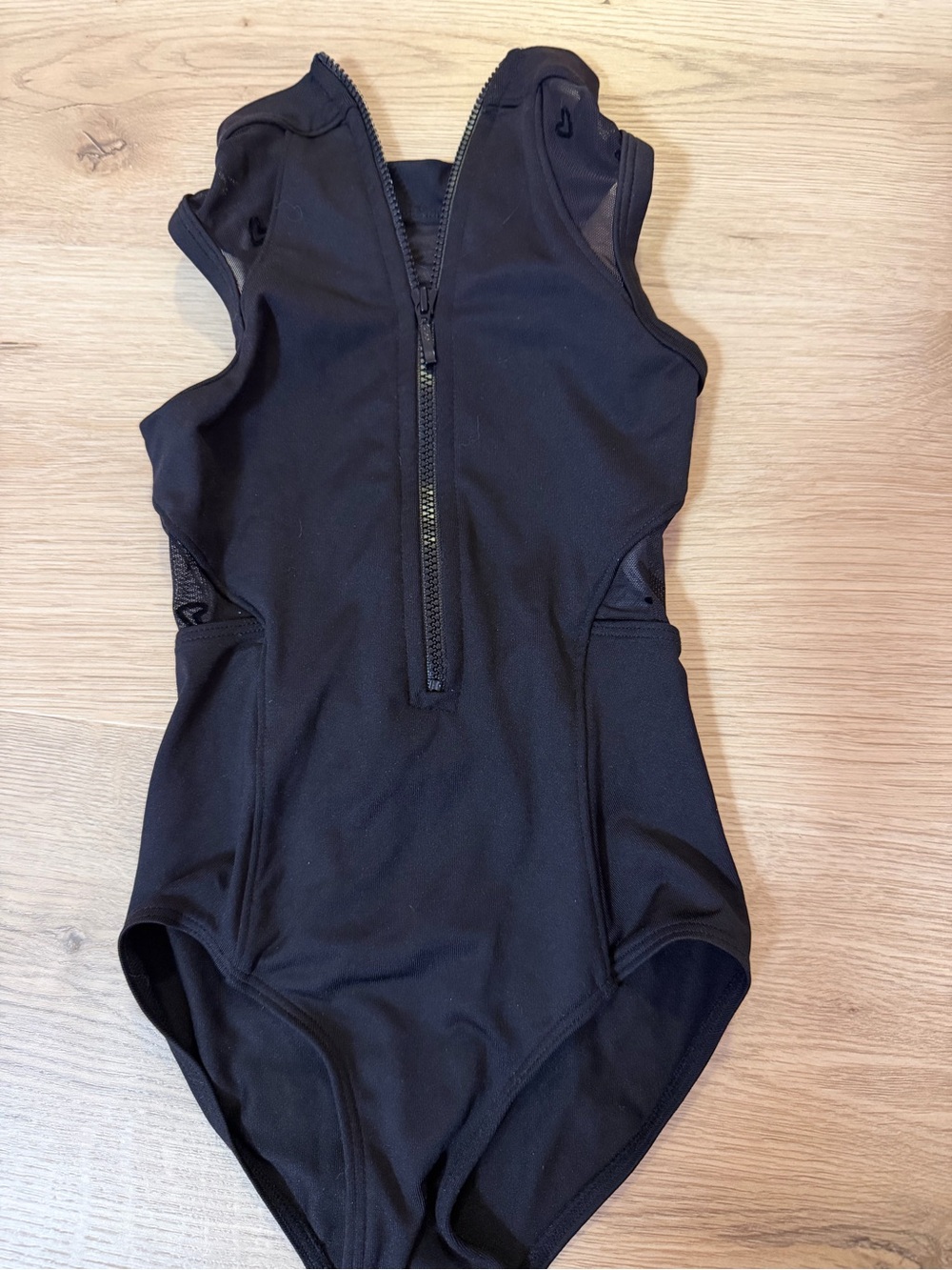 CXS black kids leotard Bloch Velvet